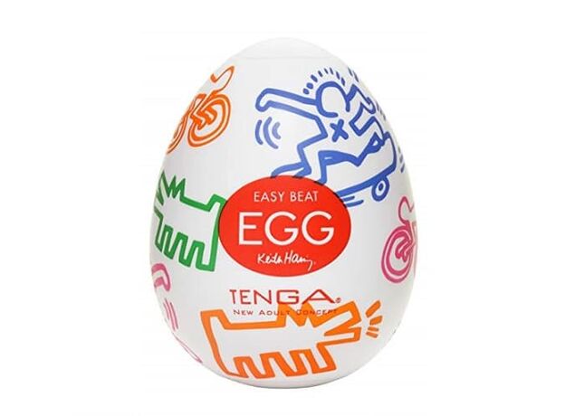 TENGA&Keith Haring Egg Мастурбатор яйцо Street 1