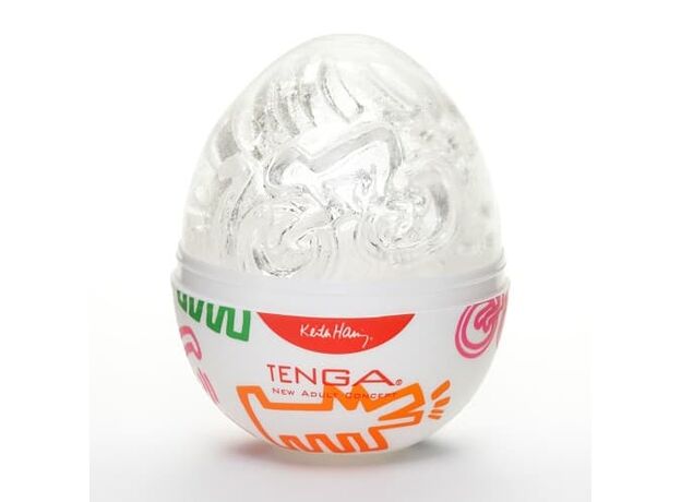 TENGA&Keith Haring Egg Мастурбатор яйцо Street 3
