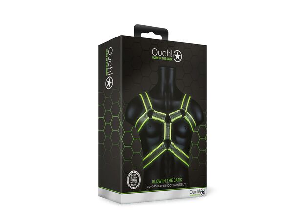 Портупея Body Harness - Glow in the Dark (L/XL) 1