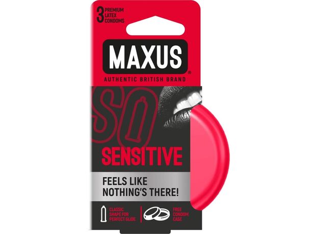 Презервативы ультратонкие Maxus Sensitive, 3 шт 1