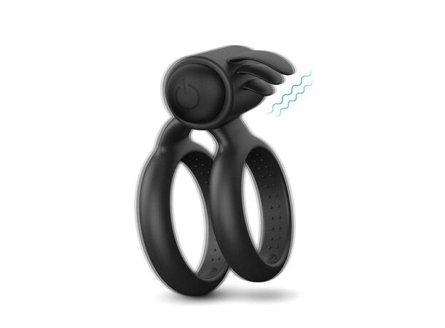 Эрекционное кольцо с вибро Nightcrawler 1