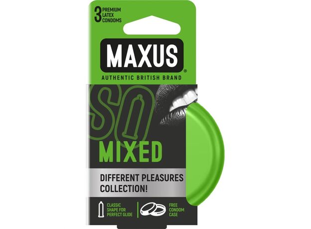 Презервативы набор MAXUS Mixed, 3 шт 1