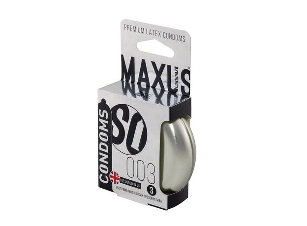 Презервативы Экстремально тонкие Maxus 003, 3 шт 3