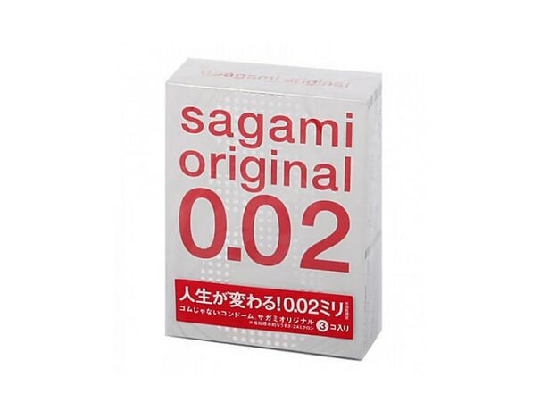 Презервативы полиуретановые Sagami 0.02, 3 шт 1
